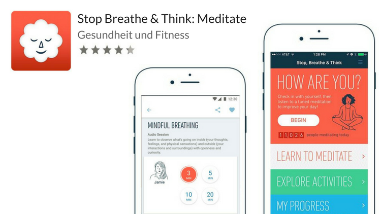 Stop Breathe Think Meditation App