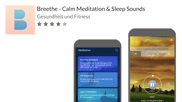 Breethe Meditations-app Breethe Meditations-App