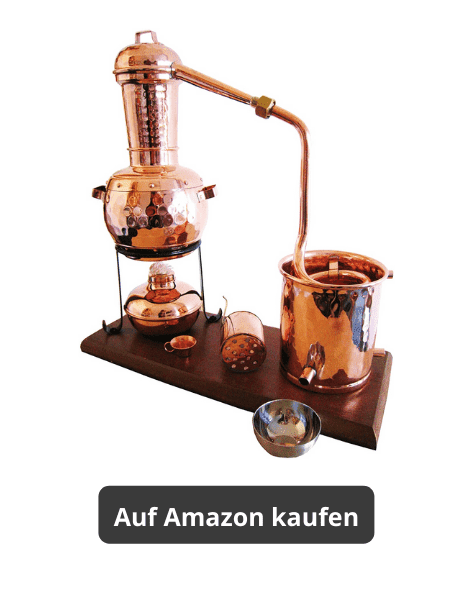 Desilliergerät bronze zur Herstellung von ätherischen Ölen