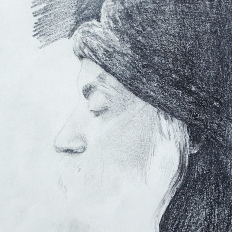 Zeichnung von Osho